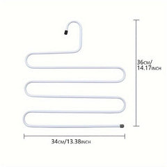 Stainless Steel Pants Rack S-shaped Clip Hanger