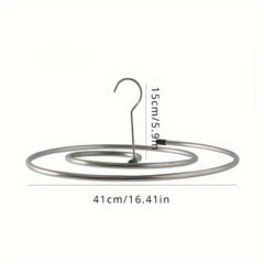 Quilt Drying Rack Foldable Round Clothes Hanger