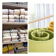 Quilt Drying Rack Foldable Round Clothes Hanger