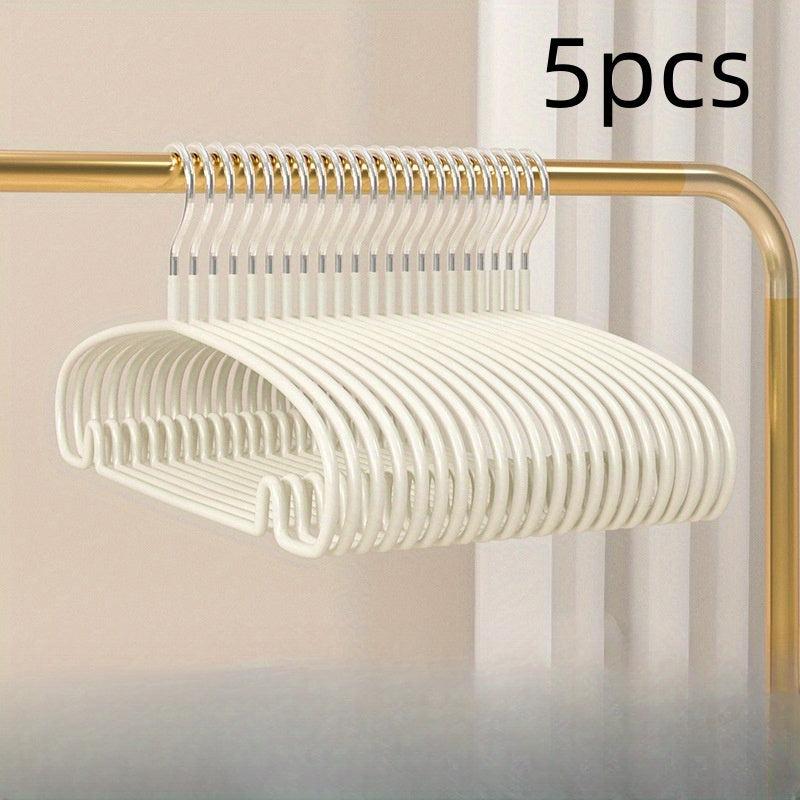 5pcs Non Slip Clothes Hanger Prevent Deformation