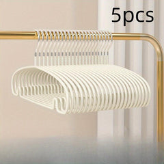 5pcs Non Slip Clothes Hanger Prevent Deformation