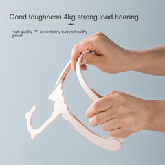 10pcs Baby Clothes Hanger Retractable Multifunctional Pants Clip
