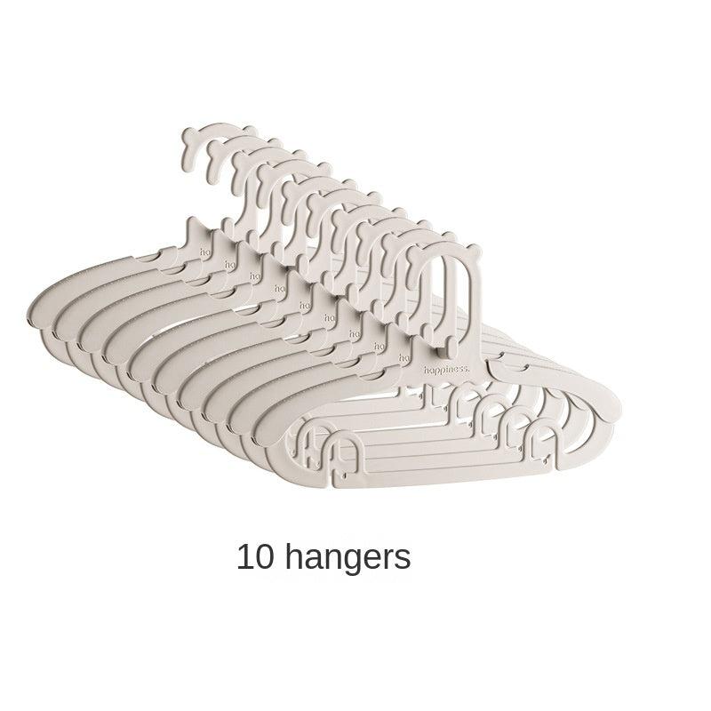 10pcs Baby Clothes Hanger Retractable Multifunctional Pants Clip