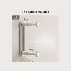 Retractable Wall Hanging Storage Rack Non-Perforated Wall Hook