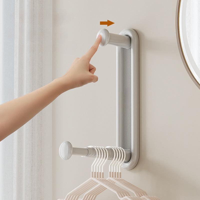 Retractable Wall Hanging Storage Rack Non-Perforated Wall Hook