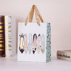 12pcs Small Craft Gift Bags for Mother's Birthday Parties - 18x3x23cm