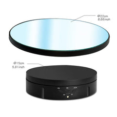 Motorized Rotating Display Stand Remote Control With Mirror Glass