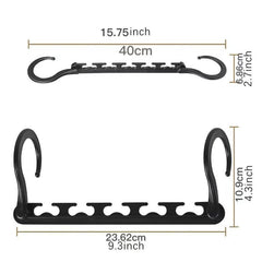 5pcs Folding Magic Hanger ABS Plastic Multifunctional Drying Rack