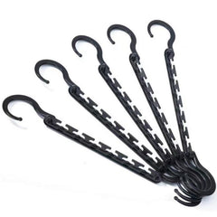 5pcs Folding Magic Hanger ABS Plastic Multifunctional Drying Rack