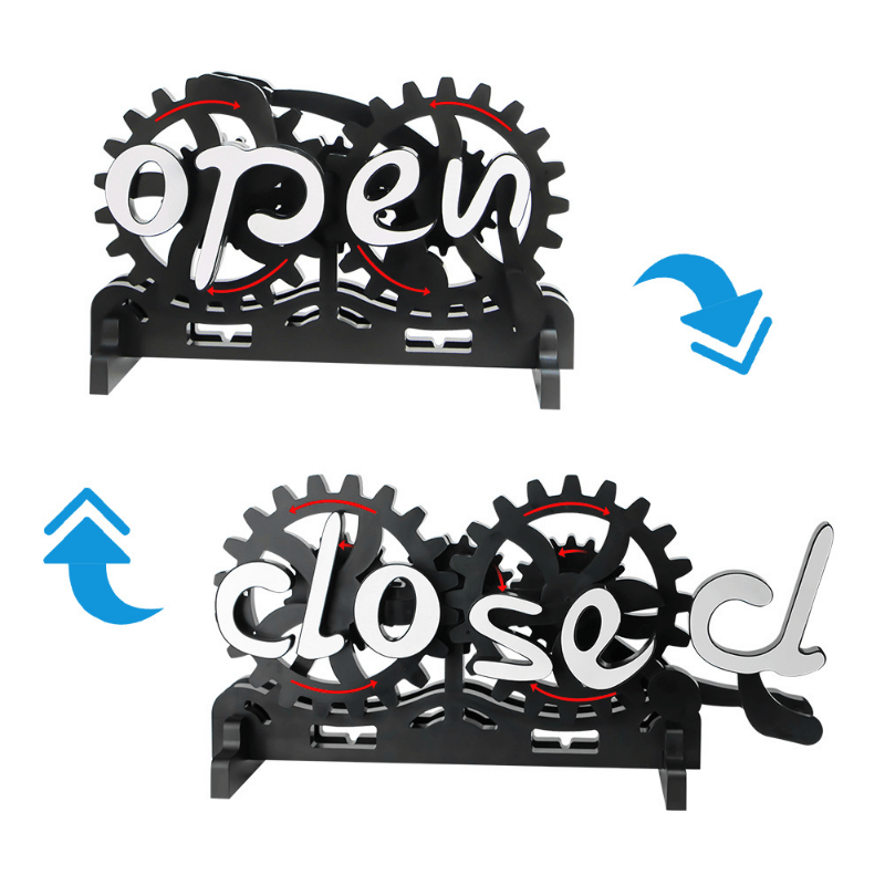 Gear Brake Open Close Sign On Off Converter