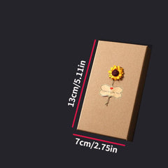 Cowhide Decal Teacher's Hand Perfume Lipstick Flower Packaging Box