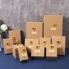 Cowhide Decal Teacher's Hand Perfume Lipstick Flower Packaging Box