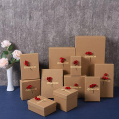 Cowhide Decal Teacher's Hand Perfume Lipstick Flower Packaging Box