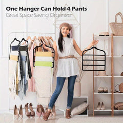 1pc Space Saving Hole Clothes Hanger For Travel And Commercial Use