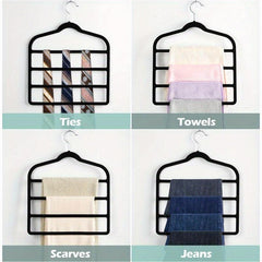1pc Space Saving Hole Clothes Hanger For Travel And Commercial Use