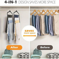 1pc Space Saving Hole Clothes Hanger For Travel And Commercial Use