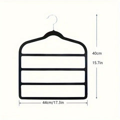 1pc Space Saving Hole Clothes Hanger For Travel And Commercial Use