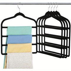 1pc Space Saving Hole Clothes Hanger For Travel And Commercial Use