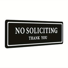 Strong Self-Adhesive No Temptation Sign for Home, Durable No Inducement Sign