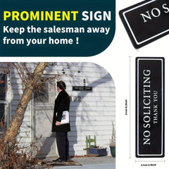 Strong Self-Adhesive No Temptation Sign for Home, Durable No Inducement Sign