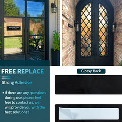 Strong Self-Adhesive No Temptation Sign for Home, Durable No Inducement Sign