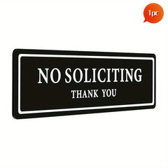 Strong Self-Adhesive No Temptation Sign for Home, Durable No Inducement Sign