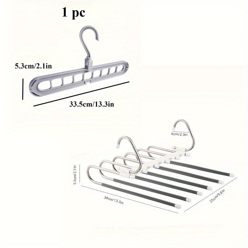 Traceless Folding Stainless Steel Pull-out Pants Rack