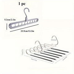 Traceless Folding Stainless Steel Pull-out Pants Rack