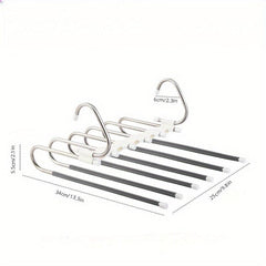 Traceless Folding Stainless Steel Pull-out Pants Rack