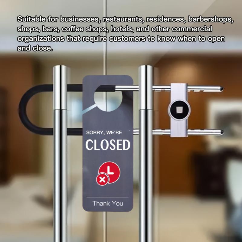 Open Closed Sign PVC Commercial Sign for Stores Hotels Bathrooms