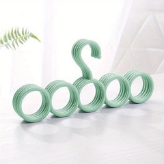 Colorful Windmill Circle Hanger Silky Scarf Storage Hanging Rack