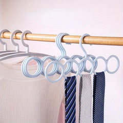 Colorful Windmill Circle Hanger Silky Scarf Storage Hanging Rack