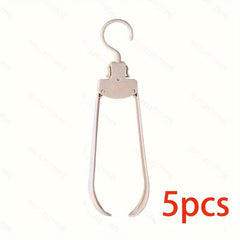 5pcs Folding Hanger Travel Portable Box Shop Use