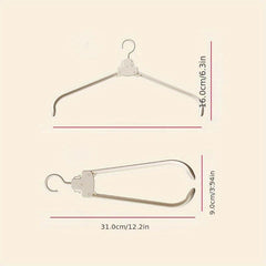 5pcs Folding Hanger Travel Portable Box Shop Use