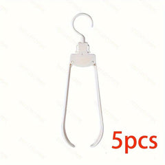 5pcs Folding Hanger Travel Portable Box Shop Use