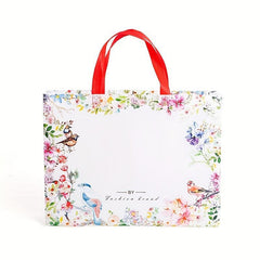 5PCS Film Coated Nonwoven Shopping Bags - Clothing Stores Promotions