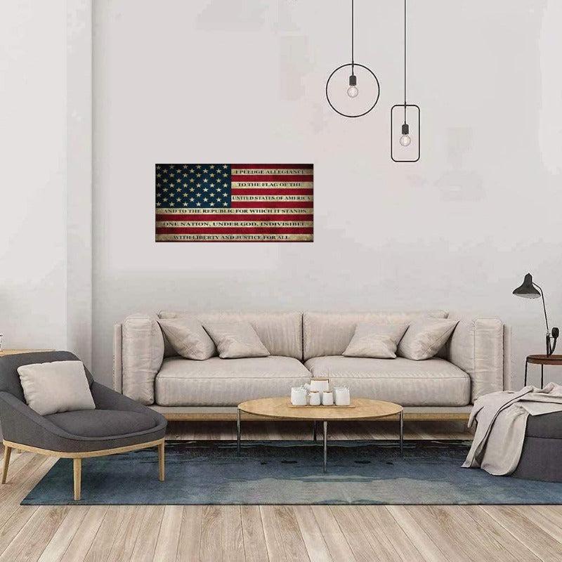 Flag Sign Wall Decor Holiday Party Decoration Supplies