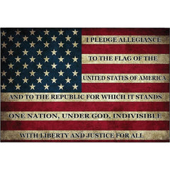 Flag Sign Wall Decor Holiday Party Decoration Supplies