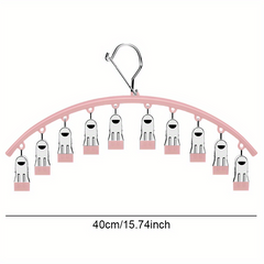 Metal Yoga Pants Rack with 10 Clips, Holds 20 Leggings, Space Saving