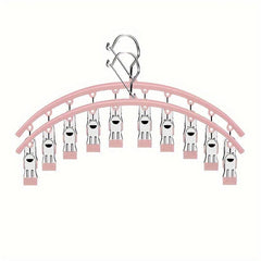 Metal Yoga Pants Rack with 10 Clips, Holds 20 Leggings, Space Saving