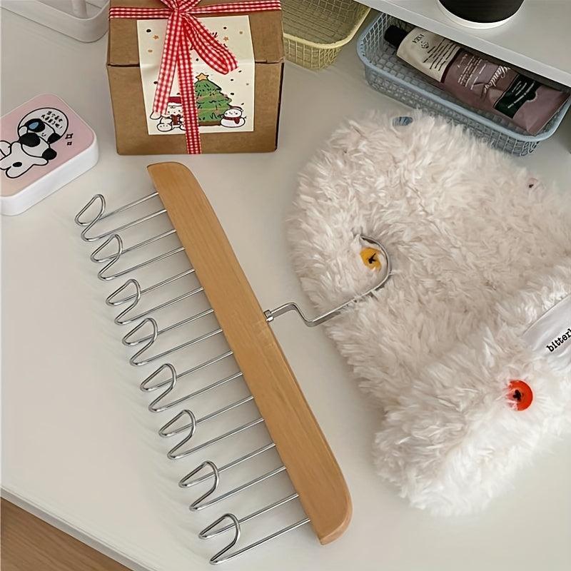 Multifunctional Wooden Hanger Underwear Cami Storage Rack Drying Rack