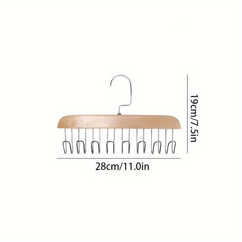 Multifunctional Wooden Hanger Underwear Cami Storage Rack Drying Rack
