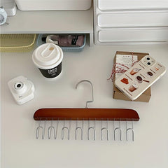 Multifunctional Wooden Hanger Underwear Cami Storage Rack Drying Rack