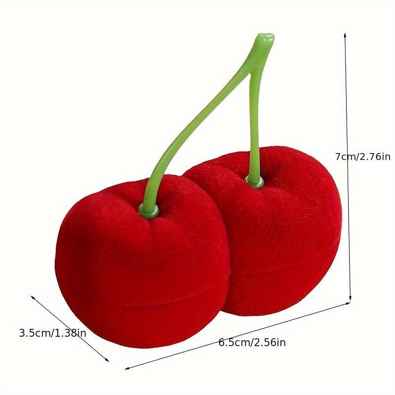 Cherry Shaped Jewelry Box Gift Box for Mother's Wedding Anniversary