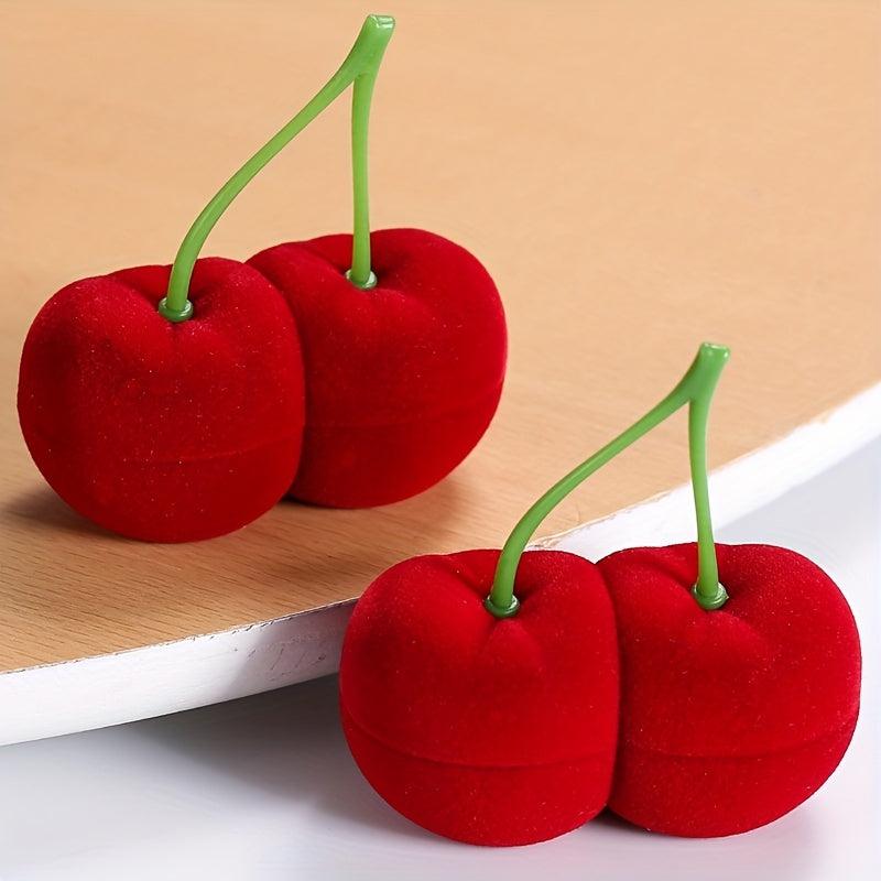 Cherry Shaped Jewelry Box Gift Box for Mother's Wedding Anniversary