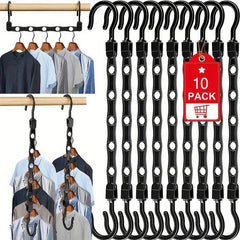 10pcs Space Saving Closet Hangers Organizer