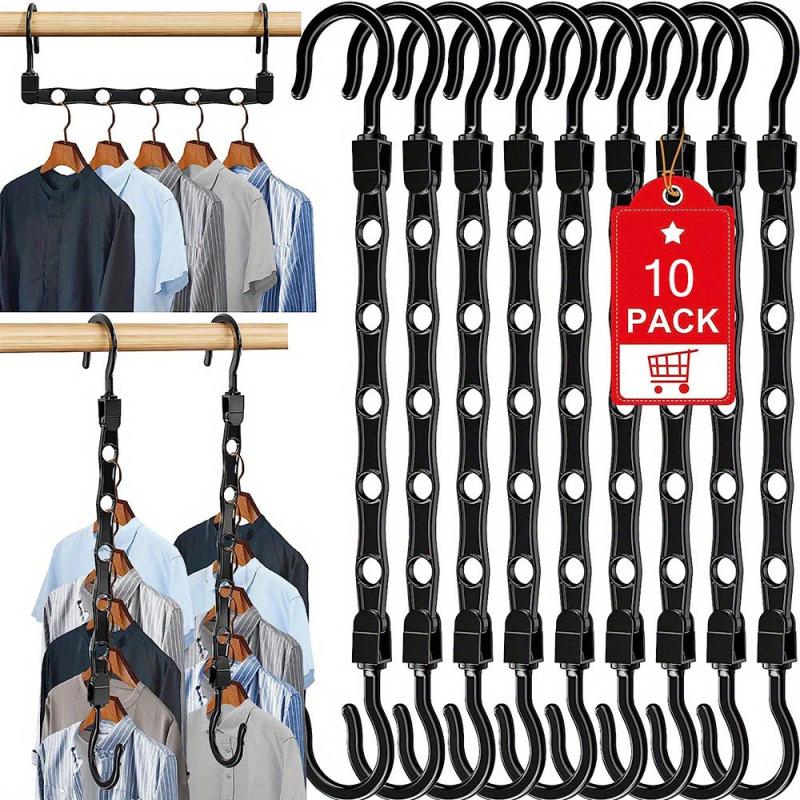 10pcs Space Saving Closet Hangers Organizer