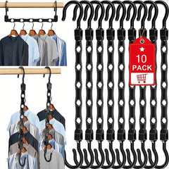 10pcs Space Saving Closet Hangers Organizer