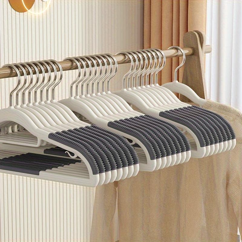 Traceless Non-slip Flocked Clothes Hanger Thickened Wardrobe Home Use