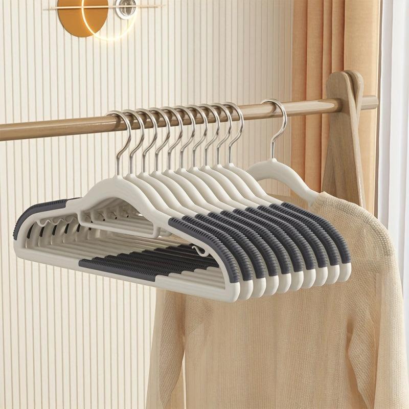 Traceless Non-slip Flocked Clothes Hanger Thickened Wardrobe Home Use